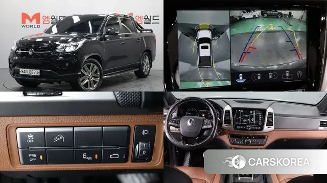 Ssangyong Rexton Sports 2018 Черный из Кореи