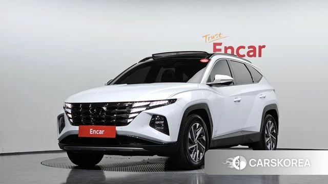 Hyundai Tucson Hybrid (NX4) 2021 Белый из Кореи