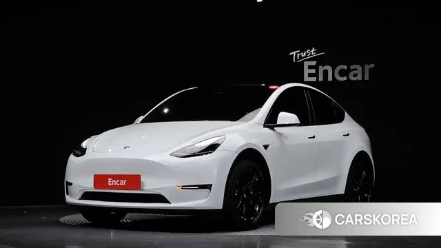 Tesla Model Y 2022 Белый из Кореи