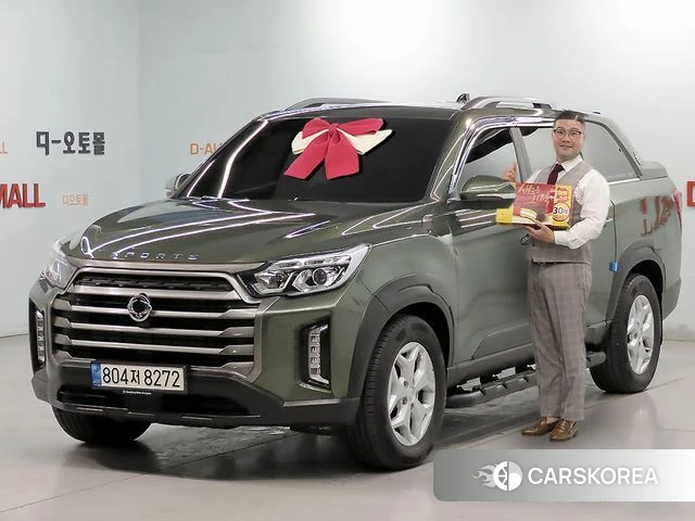 Ssangyong The New Rexton Sport 2022 Темно-зеленый из Кореи