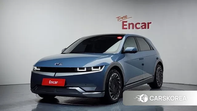 Hyundai Ionic 5 2023 Небесно-голубой из Кореи