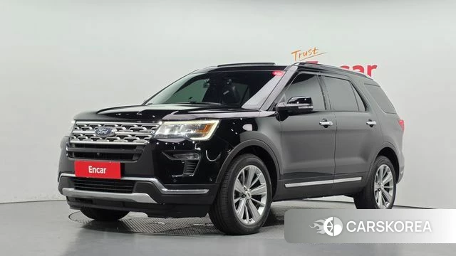 Ford Explorer 2018 Черный из Кореи