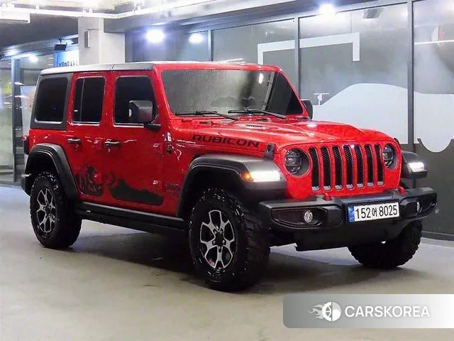 Jeep Wrangler (JL) 2021 Красный из Кореи