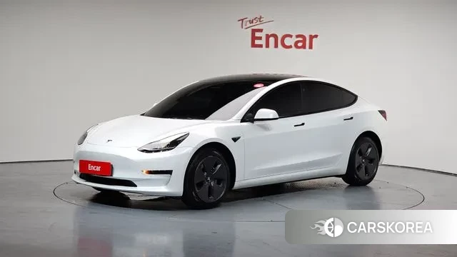 Tesla Model 3 2022 Белый из Кореи