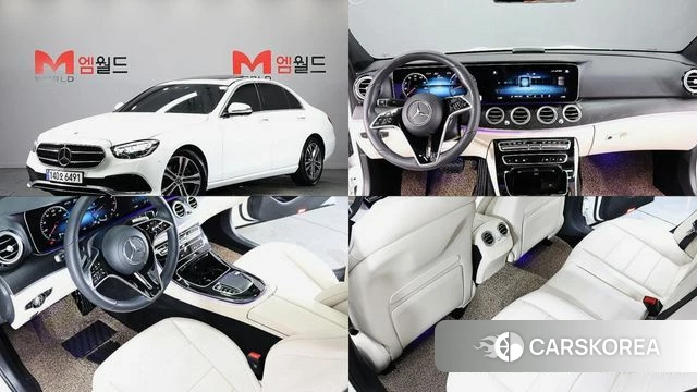 Mercedes-Benz E-Class W213 2023 Белый из Кореи