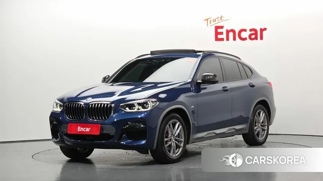 BMW X4 (G02) 2021 Синий из Кореи