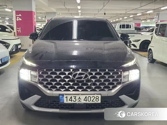 Hyundai The New Santa Fe 2022 Черный из Кореи