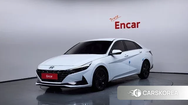 Hyundai Avante (CN7) 2020 Белый из Кореи