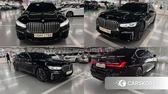 BMW 7 Series (G11) 2020 Черный из Кореи