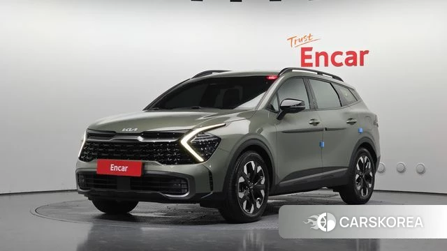 Kia Sportage 5th Generation 2021 Темно-зеленый из Кореи