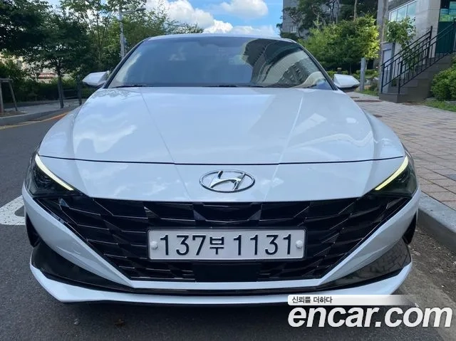 Hyundai Avante (CN7) 2020 Белый из Кореи