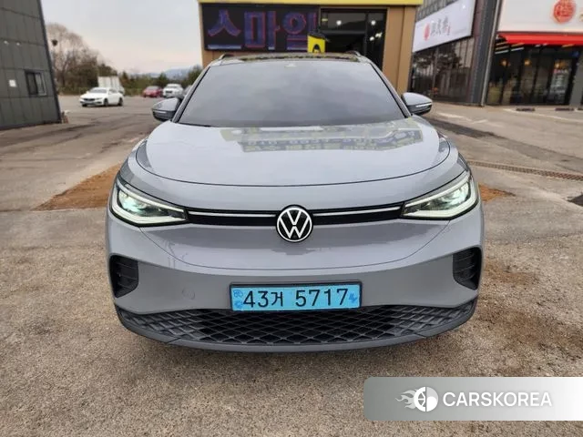 Volkswagen ID.4 2022 Небесно-голубой из Кореи