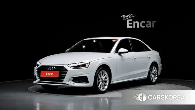 Audi A4 (B9) 2023 Белый из Кореи
