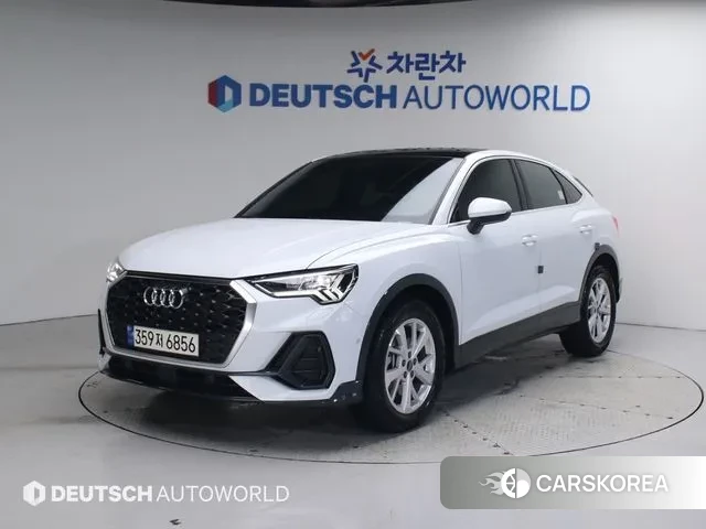 Audi Q3 (F3) 2023 Белый из Кореи