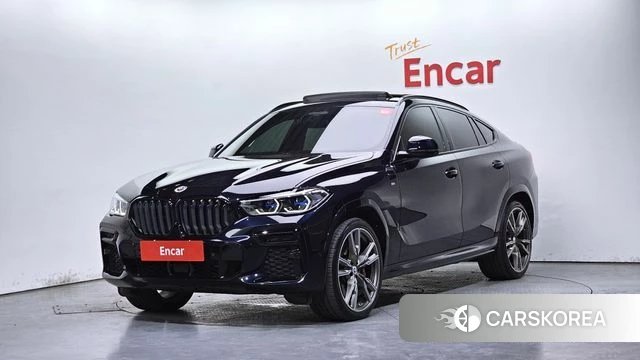 BMW X6 (G06) 2023 Черный из Кореи