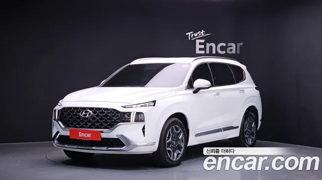 Hyundai The New Santa Fe 2021 Белый из Кореи