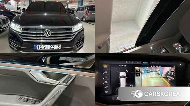 Volkswagen Touareg 3rd generation 2020 Черный из Кореи