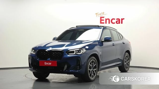 BMW X4 (G02) 2023 Синий из Кореи