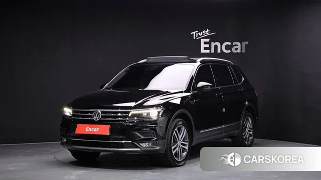 Volkswagen Tiguan Allspace 2020 Черный из Кореи