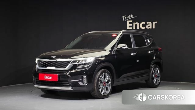 Kia Seltos 2020 Черный из Кореи