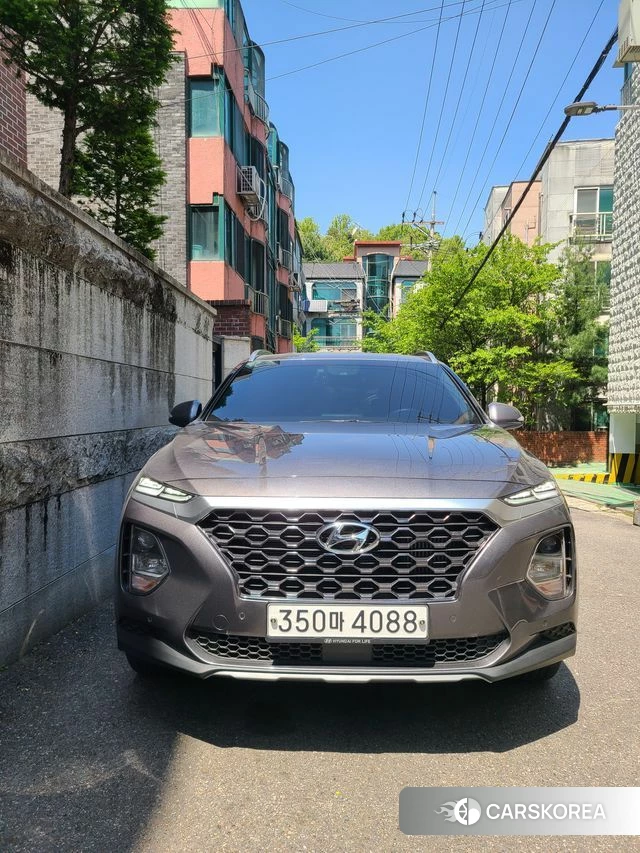 Hyundai Santa Fe TM 2020 Серый из Кореи