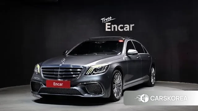 Mercedes-Benz S-Class W222 2019 Серебристо-серый из Кореи