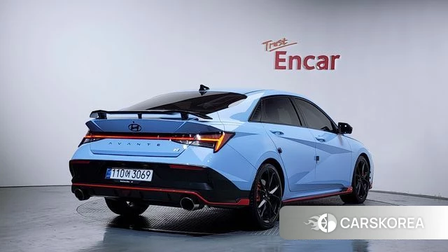 Hyundai The New Avante (CN7) 2025 Небесно-голубой из Кореи