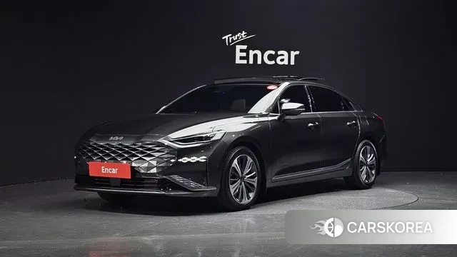 Kia K8 Hybrid 2023 Серый из Кореи