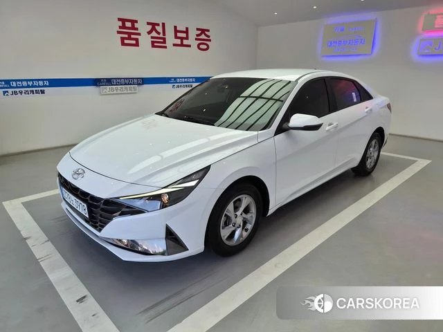 Hyundai Avante (CN7) 2022 Белый из Кореи