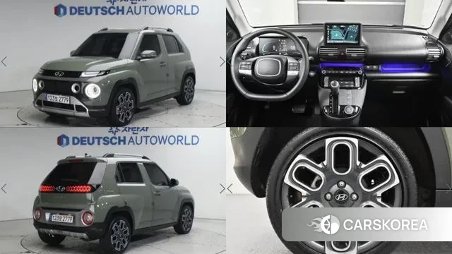 Hyundai Casper 2021 Синий нефрит из Кореи