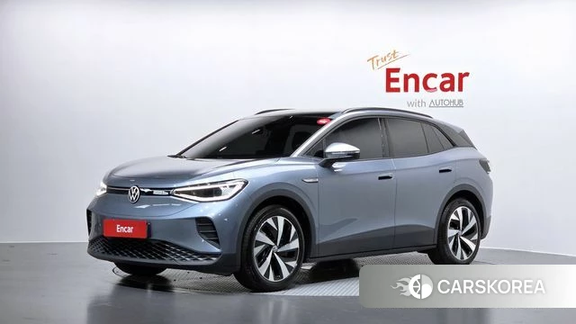 Volkswagen ID.4 2023 Светло-серебряный цвет из Кореи