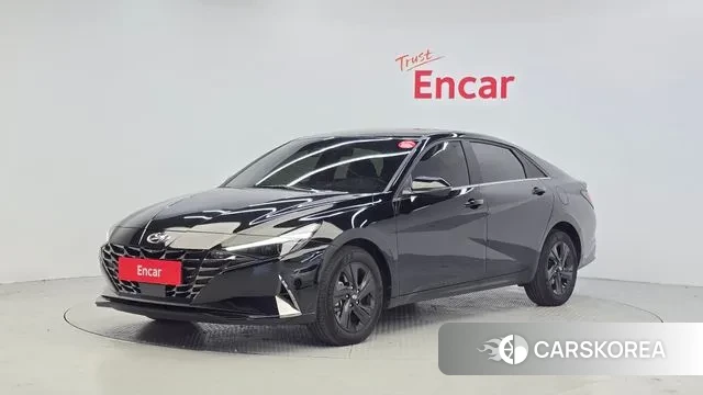 Hyundai Avante (CN7) 2022 Черный из Кореи