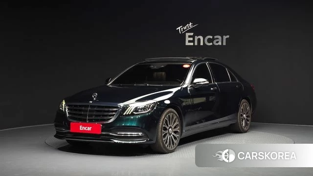 Mercedes-Benz S-Class W222 2020 Темно-зеленый из Кореи