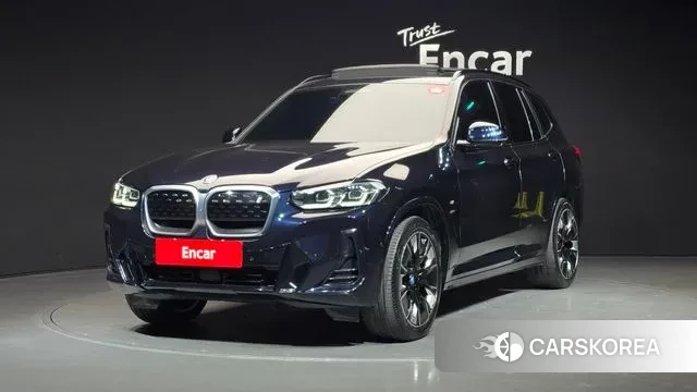 BMW iX3 2022 Синий из Кореи