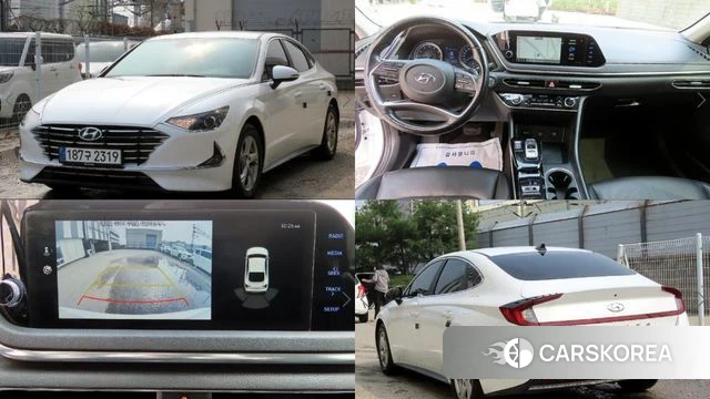 Hyundai Sonata (DN8) 2020 Белый из Кореи