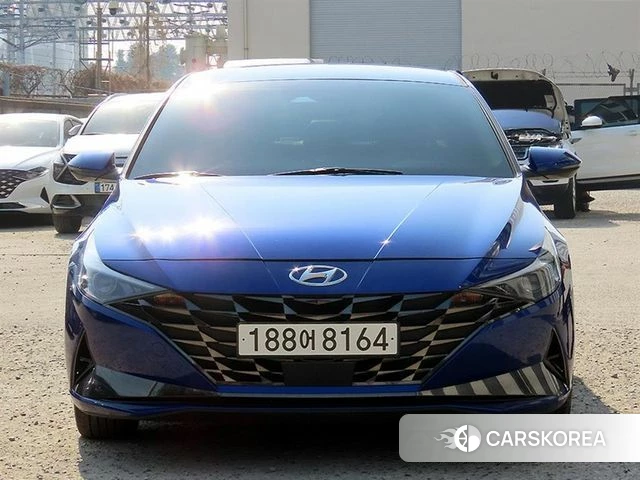 Hyundai Avante (CN7) 2023 Синий из Кореи