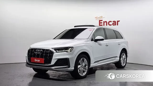 Audi Q7 (4M) 2021 Белый из Кореи