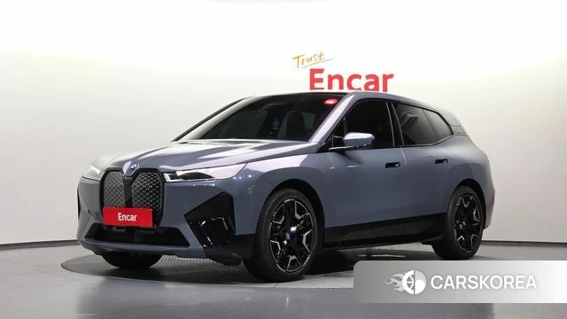 BMW iX 2024 Небесно-голубой из Кореи