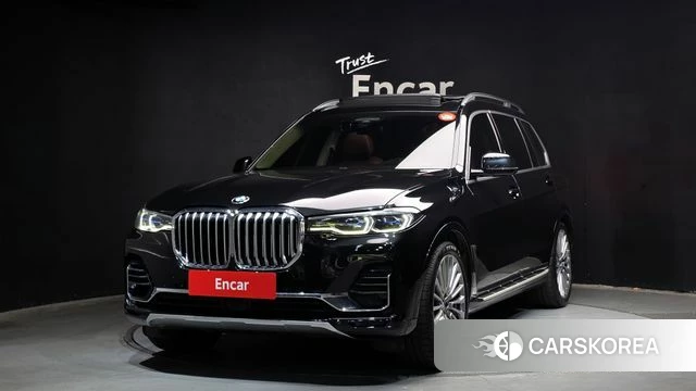 BMW X7 (G07) 2021 Серый из Кореи