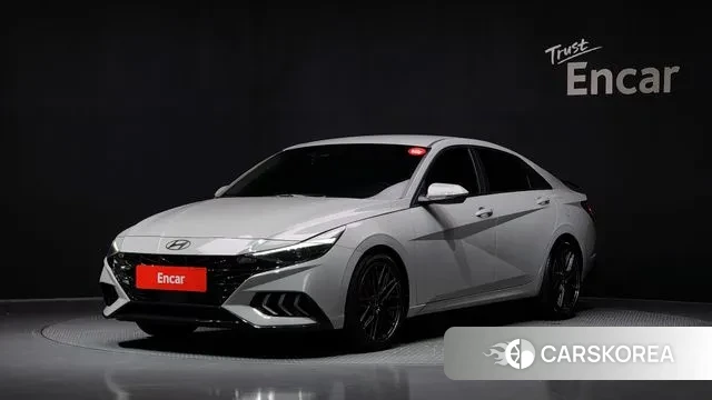 Hyundai Avante (CN7) 2020 Серебристо-серый из Кореи