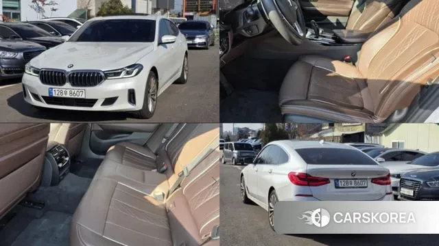 BMW 6 Series GT (G32) 2023 Белый из Кореи