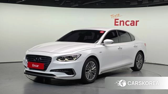 Hyundai Grandeur IG Hybrid 2019 Белый из Кореи