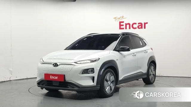 Hyundai Kona Electric 2019 Белый из Кореи