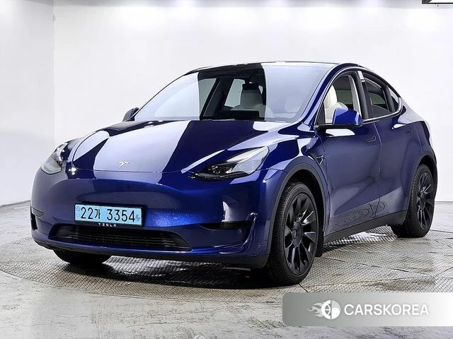 Tesla Model Y 2024 Синий из Кореи
