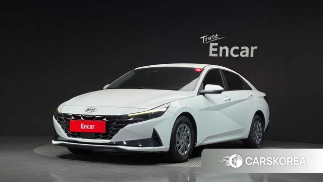 Hyundai Avante (CN7) 2020 Белый из Кореи