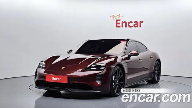 Porsche Taycan 2023 Красный из Кореи