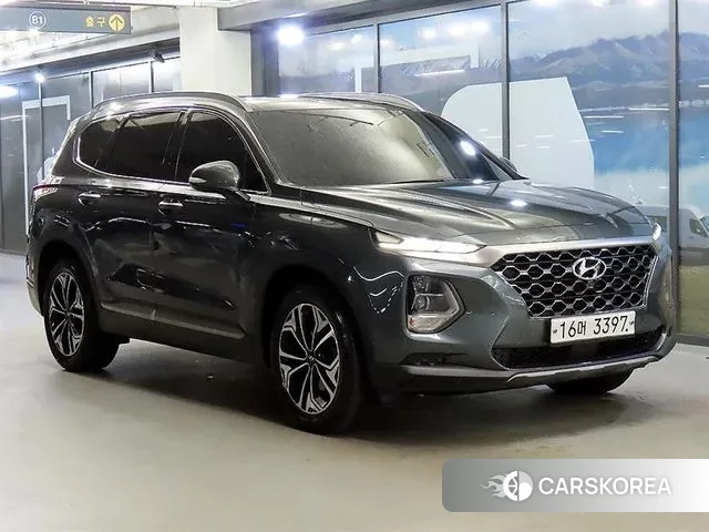 Hyundai Santa Fe TM 2018 Серый из Кореи