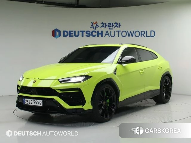 Lamborghini Urus 2022 Светло-зеленый из Кореи