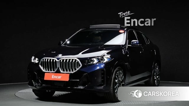 BMW X6 (G06) 2023 Синий из Кореи