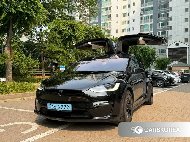 Tesla Model X 2023 Черный из Кореи